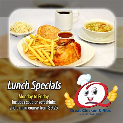 Food specials near me today - Food Specials for the greater Table View area.